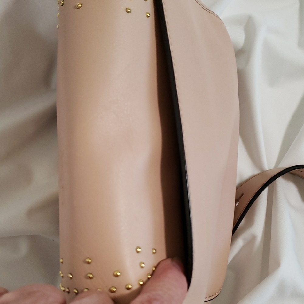 COLE HAAN Marli Studded Mini Saddle Bag / Crossbody - Picture 9 of 15